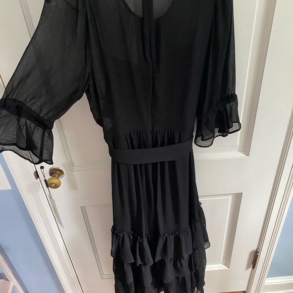 Black Ruffled Dress - Picture 5 of 5